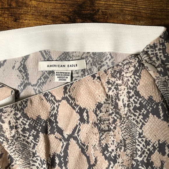 American Eagle Outfitters - Snake Print Midi Skirt - Picture 2 of 2